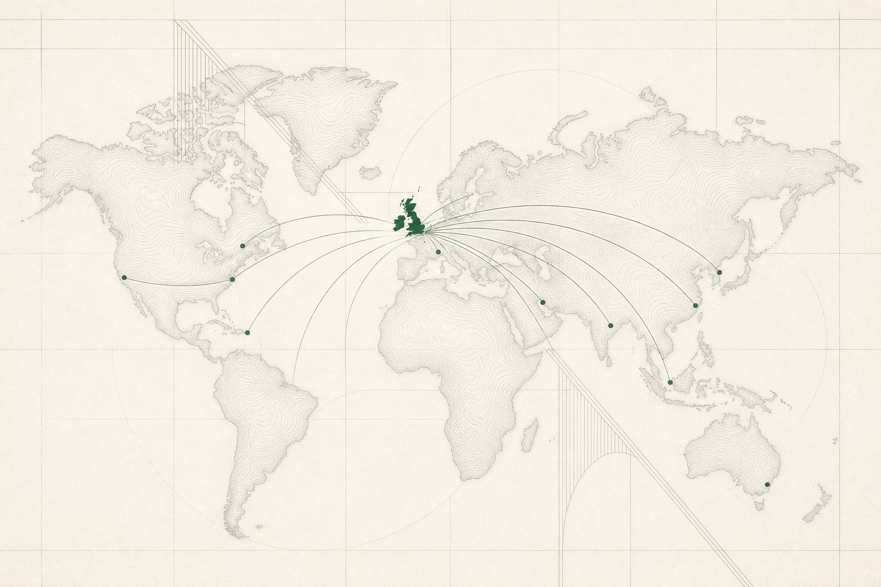Map illustrating RESOLVIA support for UK nationals at home and overseas